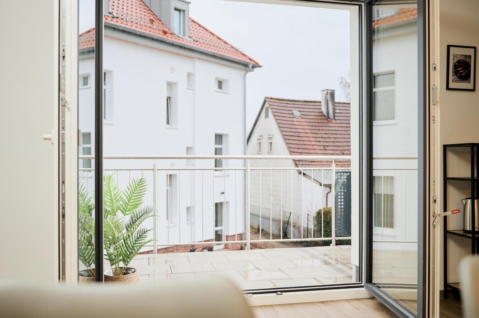 Moderne Apartments Mit Highspeed-Wlan Und Gratis-Tiefgarage Ihr Perfekter Rueckzugsort Nahe Dem Zentrum Und Der Therme I Barrierearm Bad Kissingen Exterior photo