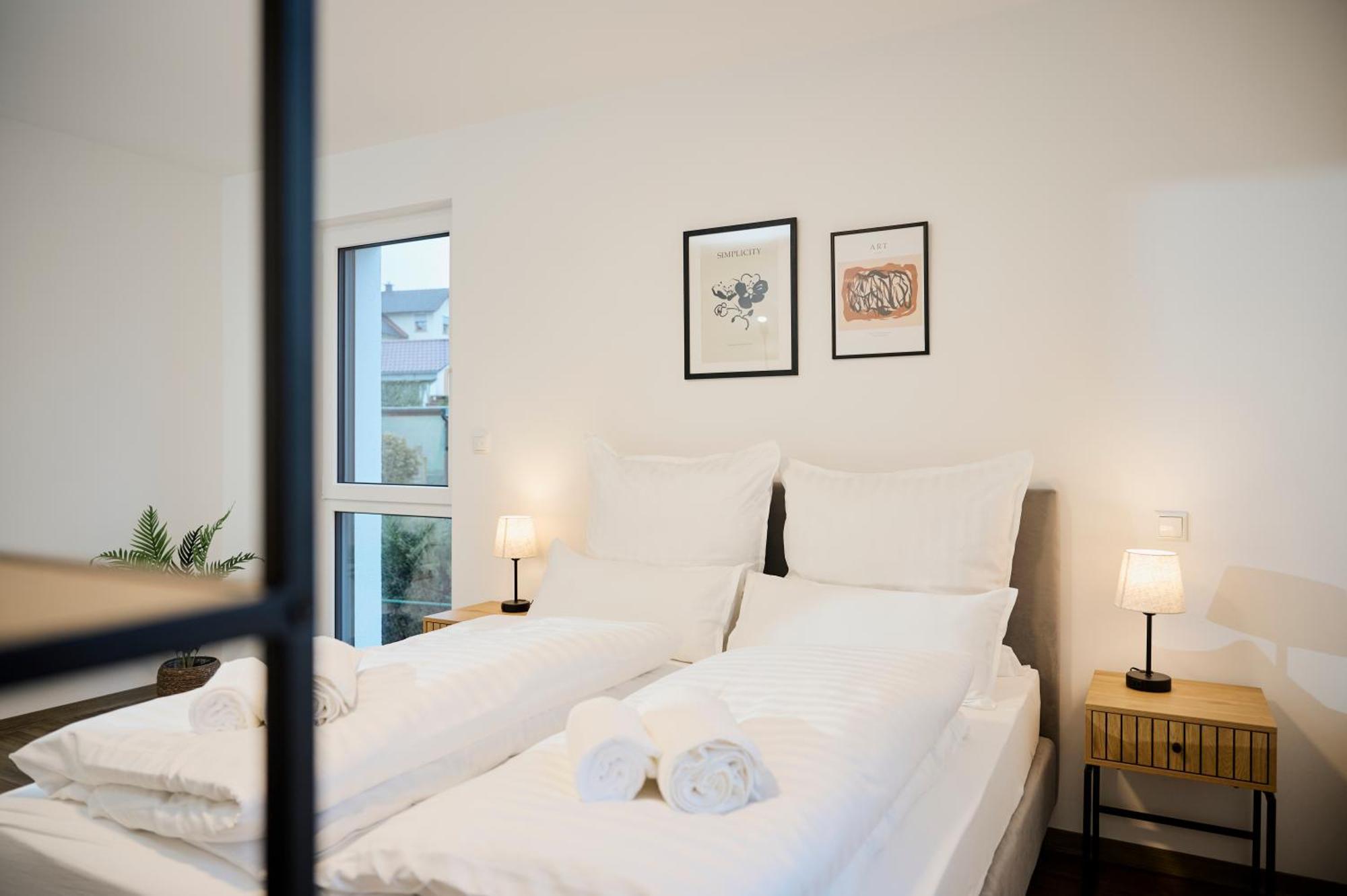 Moderne Apartments Mit Highspeed-Wlan Und Gratis-Tiefgarage Ihr Perfekter Rueckzugsort Nahe Dem Zentrum Und Der Therme I Barrierearm Bad Kissingen Exterior photo