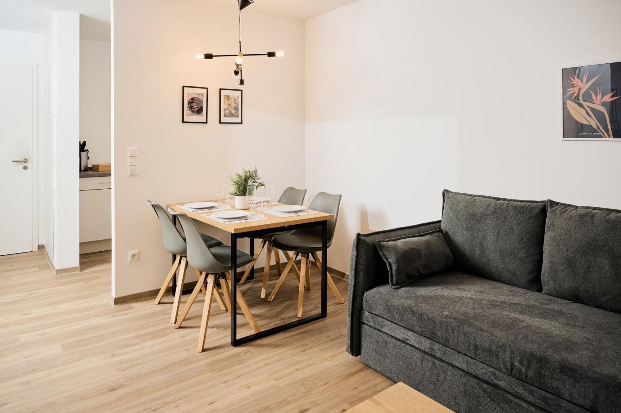 Moderne Apartments Mit Highspeed-Wlan Und Gratis-Tiefgarage Ihr Perfekter Rueckzugsort Nahe Dem Zentrum Und Der Therme I Barrierearm Bad Kissingen Exterior photo